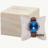 Herrenuhr - LAIMER 0154 - Quarz, Holz-Stahl