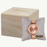 Damenuhr - LAIMER 0155 - Quarz, Holz-Stahl