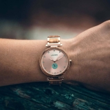 Damenuhr - LAIMER 0153 - Quarz, Holz-Stahl