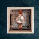 Damenuhr - LAIMER 0153 - Quarz, Holz-Stahl