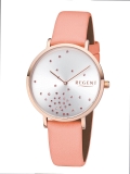 Damenuhr - REGENT BA-601 - Quarz, Stahl IP Rosé