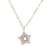 Kette mit Anhänger - Gerry Eder 15.EG104 - 585/- Gelbgold, Zirkonia