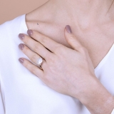 Damenring - Bronzallure WSBZ01188WPRL-16 - Bronze Rosé vergoldet, Süßwasserperle