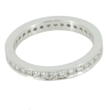 Damenring - 585/- Weißgold, Brillant