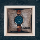 Damenuhr - LAIMER 0102 - Quarz, Holz-Stahl