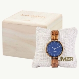 Damenuhr - LAIMER 0102 - Quarz, Holz-Stahl