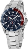 Herrenuhr - Jacques Lemans 1-2091G - Chronograph, Edelstahl