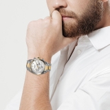 Herrenuhr - Jacques Lemans 42-6.1H - Chronograph, Stahl IP Gold