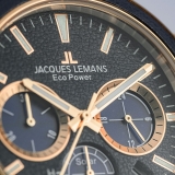 Herrenuhr - Jacques Lemans 1-2115H - Chrono-Solar, Stahl IP Rosé