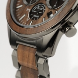 Herrenuhr - Jacques Lemans 1-2115K - Chrono-Solar, Stahl IP Grau