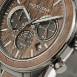 Herrenuhr - Jacques Lemans 1-2115K - Chrono-Solar, Stahl IP Grau