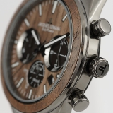 Herrenuhr - Jacques Lemans 1-2115K - Chrono-Solar, Stahl IP Grau