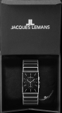 Damenuhr - Jacques Lemans 1-1900A - Chrono-Quarz, Edelstahl