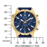 Herrenuhr - BULOVA 97B168 - Chrono-Quarz, Edelstahl