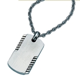 Anhänger - LeoMarco LM1074 - Edelstahl, Gravurplatte