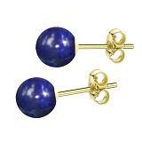 Ohrstecker - Kesef 3462 - 333/- Gelbgold, Lapis Lila