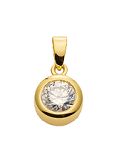 Anhänger - Max Fröhlich AN 10960 - 333/- Gelbgold, Zirkonia
