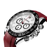 Damen-/Herrenuhr - MIYEN 1140-21-5 - Chrono-Quarz, Edelstahl