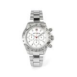 Damen-/Herrenuhr - MIYEN 1140-23-3 - Chrono-Quarz, Edelstahl