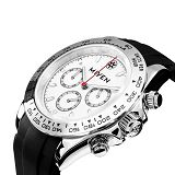 Damen-/Herrenuhr - MIYEN 1140-23-1 - Chrono-Quarz, Edelstahl