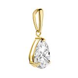 Anhänger - Kesef 57219 - 585/- Gelbgold, Zirkonia, Tropfen