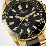 Herrenuhr - Jacques Lemans 1-2222D - Chrono-Automatik, Edelstahl