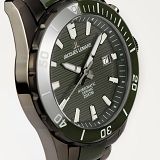 Herrenuhr - Jacques Lemans 1-2222F - Chrono-Automatik, Stahl IP Black