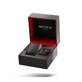 Damen-/Herrenuhr - MIYEN 1140-27-7 - Chrono-Quarz, Edelstahl