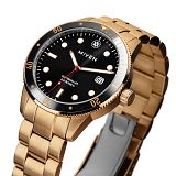 Damen-/Herrenuhr - MIYEN 1442-11-7 - Quarz, Edelstahl/Keramik