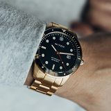 Damen-/Herrenuhr - MIYEN 1442-11-7 - Quarz, Edelstahl/Keramik