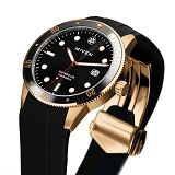 Damen-/Herrenuhr - MIYEN 1442-117-1 - Quarz, Edelstahl/Keramik