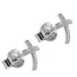 Ohrstecker - Kesef 4512 - 925/- Silber, ohne Stein 