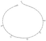 Collier - Kesef 8288 - 925/- Silber, Zirkonia