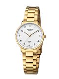 Damenuhr - REGENT GM-2305 - Quarz, Stahl IP Gold