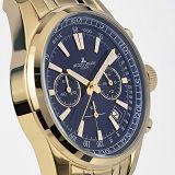 Herrenuhr - Jacques Lemans 1-2117O - Quarz, Stahl IP Gold