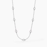 Collier - Mabina 553217 - 925/- Silber, Zirkonia
