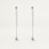 Ohrhänger - Mabina 563494 - 925/- Silber, Zirkonia Weiß