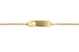 Identitäts-Armband/Figaro - 48974-01 - 333/- Gelbgold