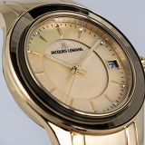 Damenuhr - Jacques Lemans 1-2194G - Quarz, Stahl IP Gold