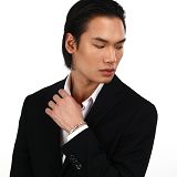 Armkette/Fantasie - Maserati JM224AXO01 - Edelstahl Bicolor, Saphir