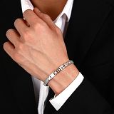 Armkette/Fantasie - Maserati JM224AXO01 - Edelstahl Bicolor, Saphir