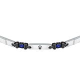 Armkette/Fantasie - Maserati JM224AXO04 - Silikon/Baumwolle, Saphir