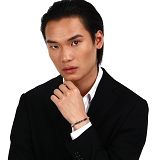 Armkette/Fantasie - Maserati JM224AXO04 - Silikon/Baumwolle, Saphir