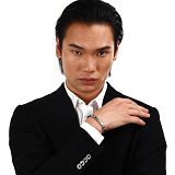 Armkette/Fantasie - Maserati JM224ATZ39 - Edelstahl Bicolor, Keramik