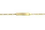 Identitäts-Armband/Figaro - 48997-01 - 333/- Gelbgold