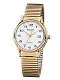 Herrenuhr - REGENT F873 - Quarz, Stahl IP Gold