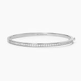 Armreif - Mabina 533642-L - 925/- Silber rhodiniert, Zirkonia