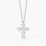 Kette mit Anhänger - Mabina 553655 - 925/- Silber rhodiniert, Zirkonia