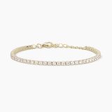 Armband - Mabina 533328 - 925/- Silber Gelb vergoldet, Zirkonia