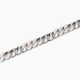 Armkette/Panzer - Mabina 533965-18 - 925/- Silber rhodiniert, Zirkonia